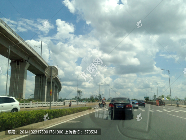 ?？谑?公路,天空,云彩,藍(lán)天