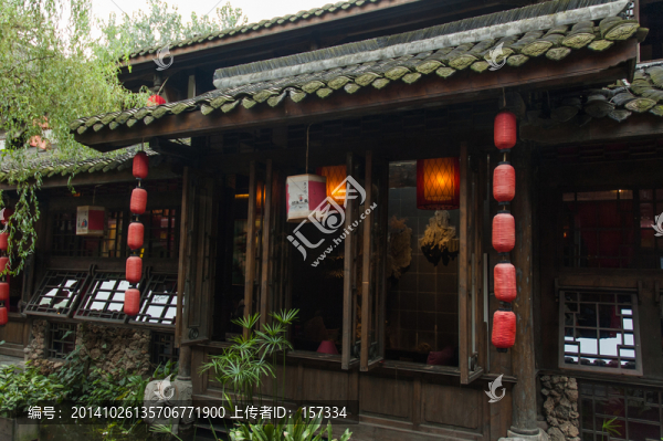 成都錦里古典店鋪景觀