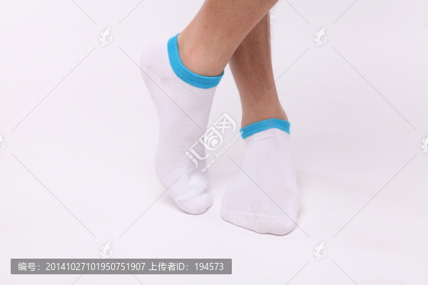 男襪模特圖