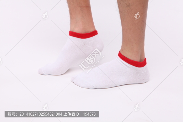 男襪模特圖