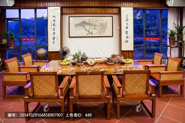 茶館,茶桌