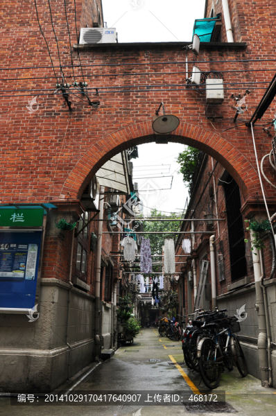 磚墻,弄堂,住宅,小區(qū),上海