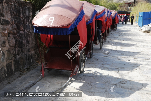 麗江虎跳峽人力車