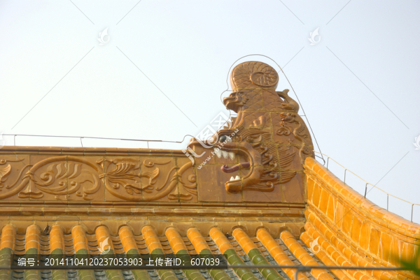 江蘇南京朝天宮崇圣殿屋檐