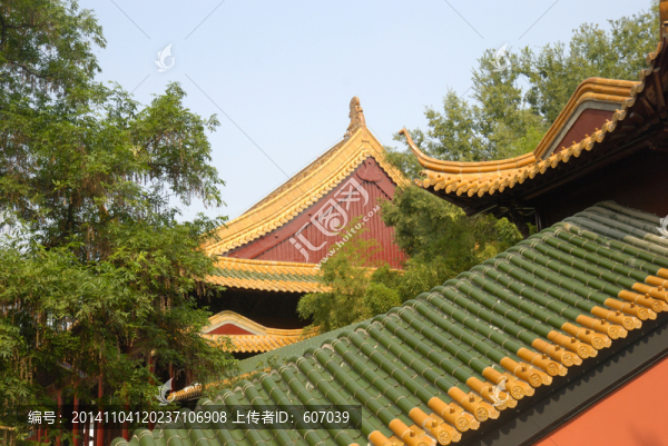 江蘇南京朝天宮崇圣殿屋檐