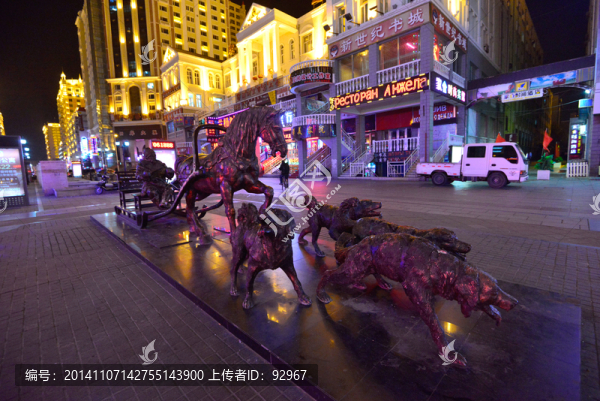 滿洲里夜色