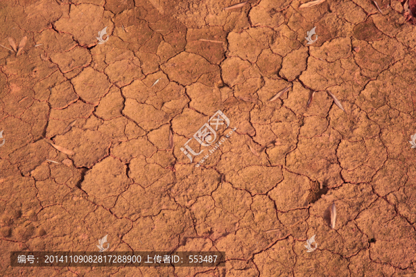 土地,龜裂,干旱,紋理,素材