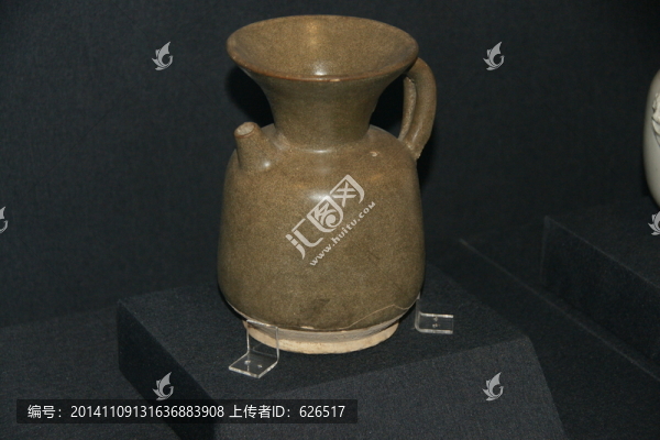 唐代青瓷茶葉末釉注子
