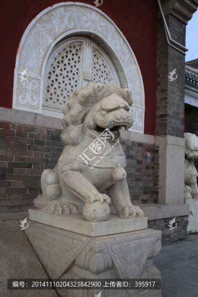 北京妙峰山石獅