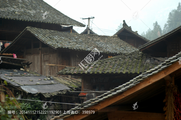 貴州苗族村寨民居