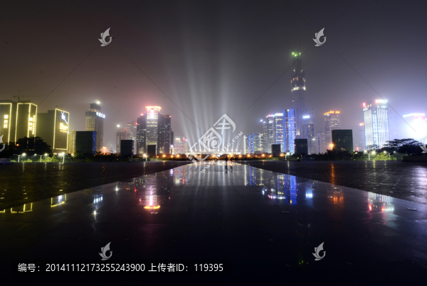 深圳中心區(qū)夜景