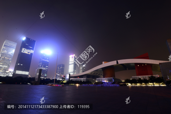 深圳市民中心夜景