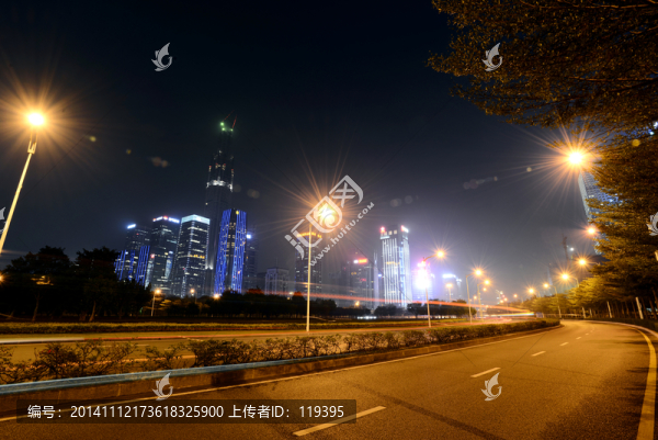 路燈夜景
