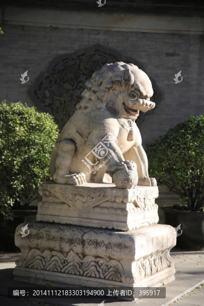 北京白云觀石獅