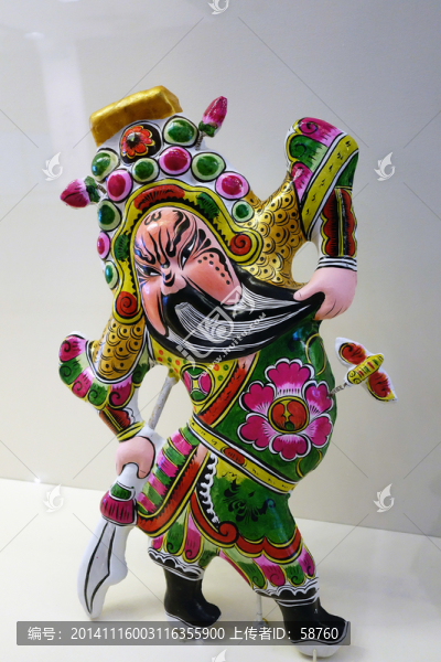 關(guān)公,鳳翔彩繪泥塑