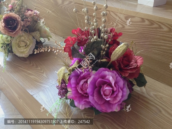 手捧花