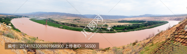 寧夏沙坡頭全景