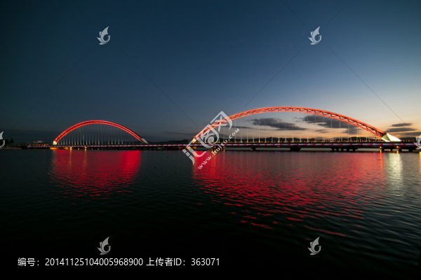 張家口清河南橋夜景