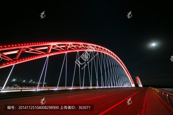 張家口清河南橋夜景