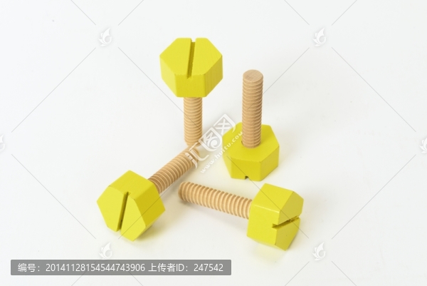 木制玩具部件,木螺絲