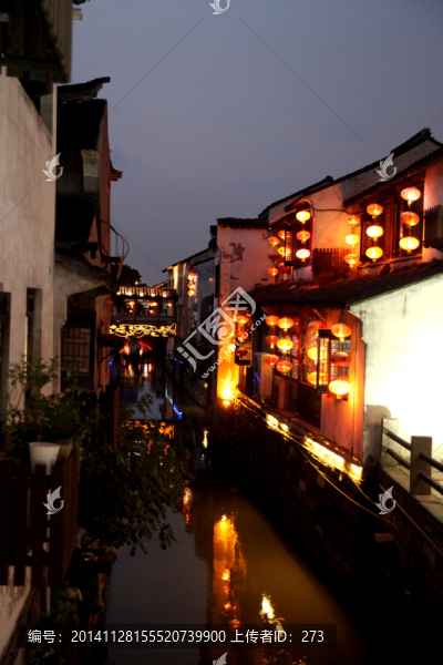 蘇州山東塘街夜景