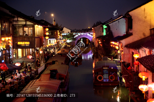 蘇州山東塘街夜景