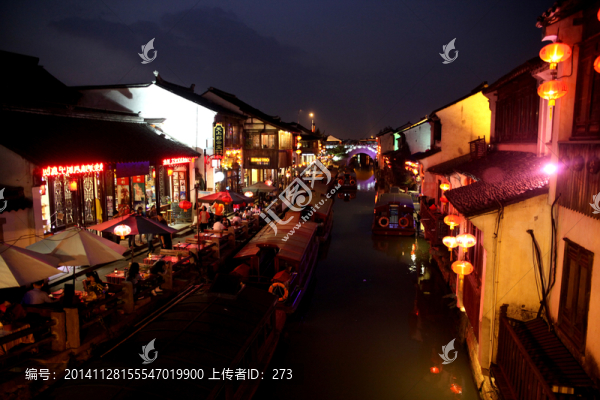 蘇州山東塘街夜景