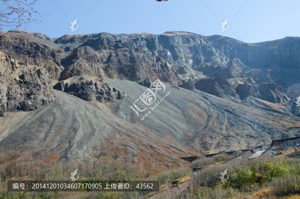 長白山,熔巖,流沙
