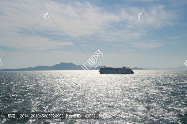 大海,輪船