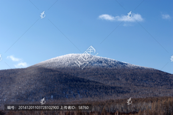 山頂霧凇