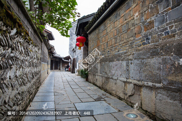 貴州青巖古鎮(zhèn),窄巷子