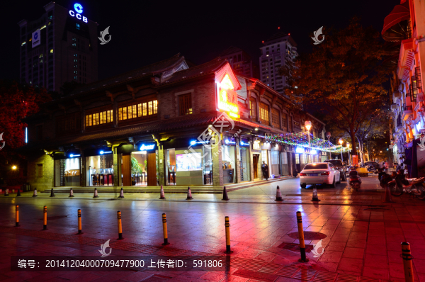 昆明老宅仁和祥夜景