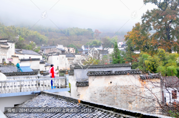 婺源秋色,徽派建筑,最美鄉(xiāng)村