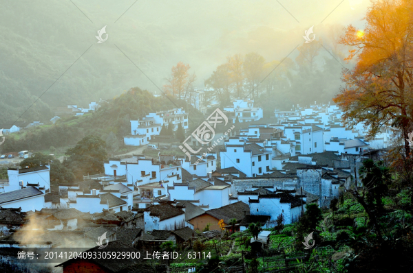 婺源秋色,徽派建筑,最美鄉(xiāng)村