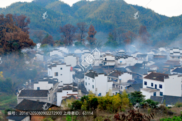 婺源秋色,徽派建筑,最美鄉(xiāng)村