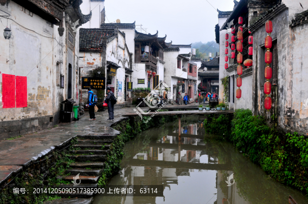 婺源秋色,徽派建筑,古民居