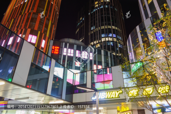 都市建筑夜色