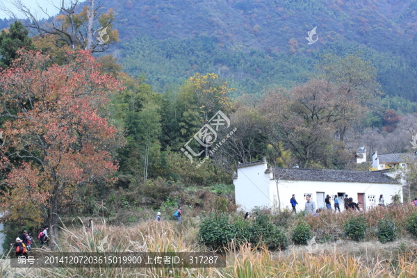 秋天的山村