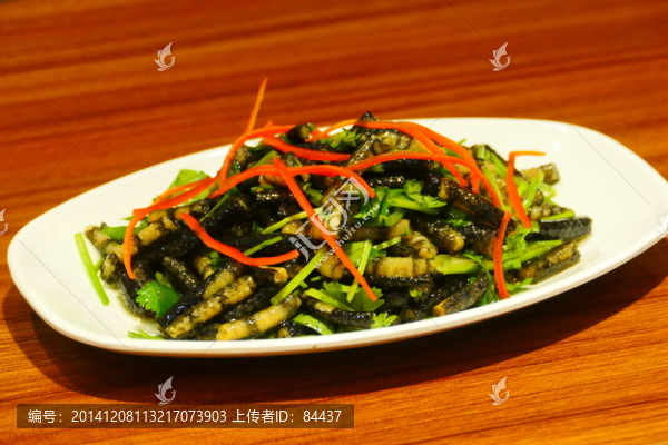 涼拌蛇皮