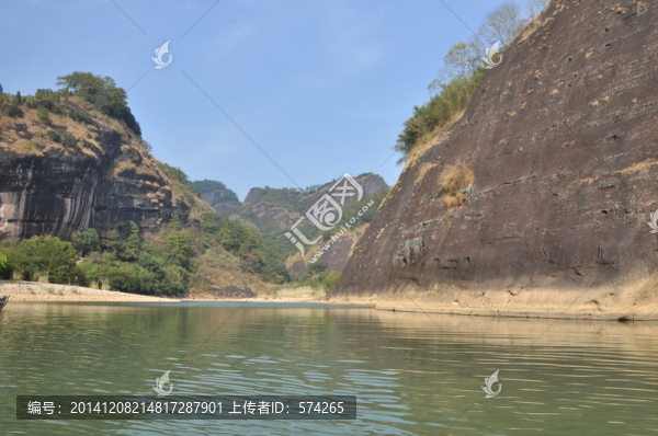 山水美景武夷山九曲溪