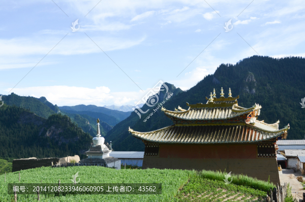 扎尕那,寺廟,建筑