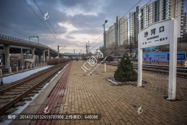 百年大連沙河口火車站站臺(tái)