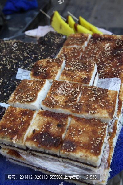 西安回民街美食米糕