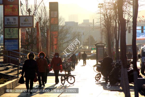 冬季,街景