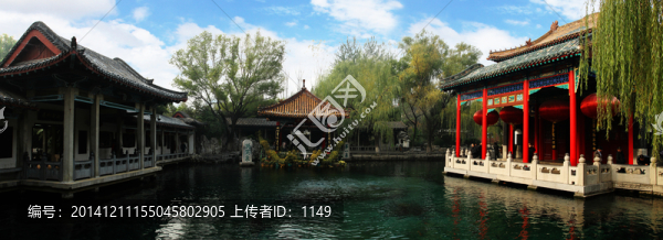 趵突泉全景