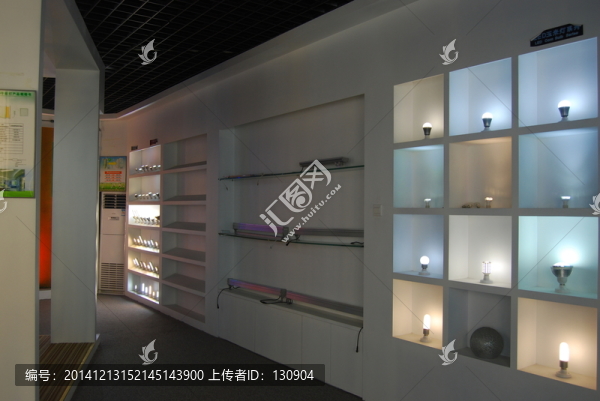 LED燈展覽廳燈光效果