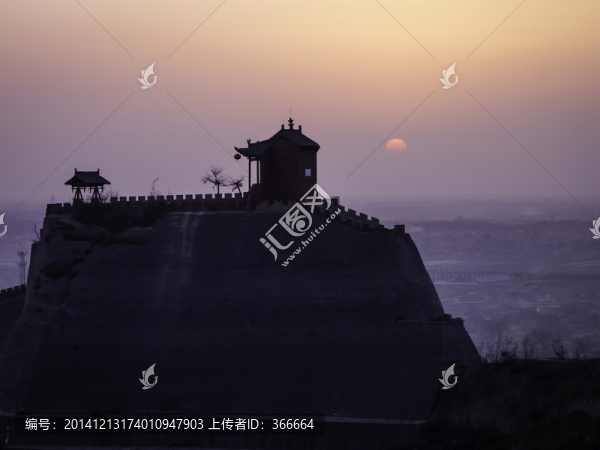 九龍廟落日