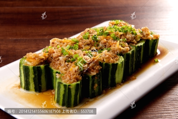 金銀花蜆肉蒸勝瓜