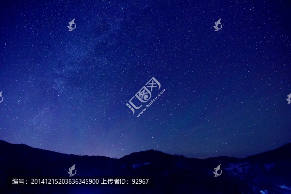 松嶺雪村星空