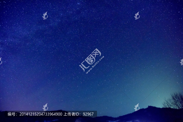 松嶺雪村星空